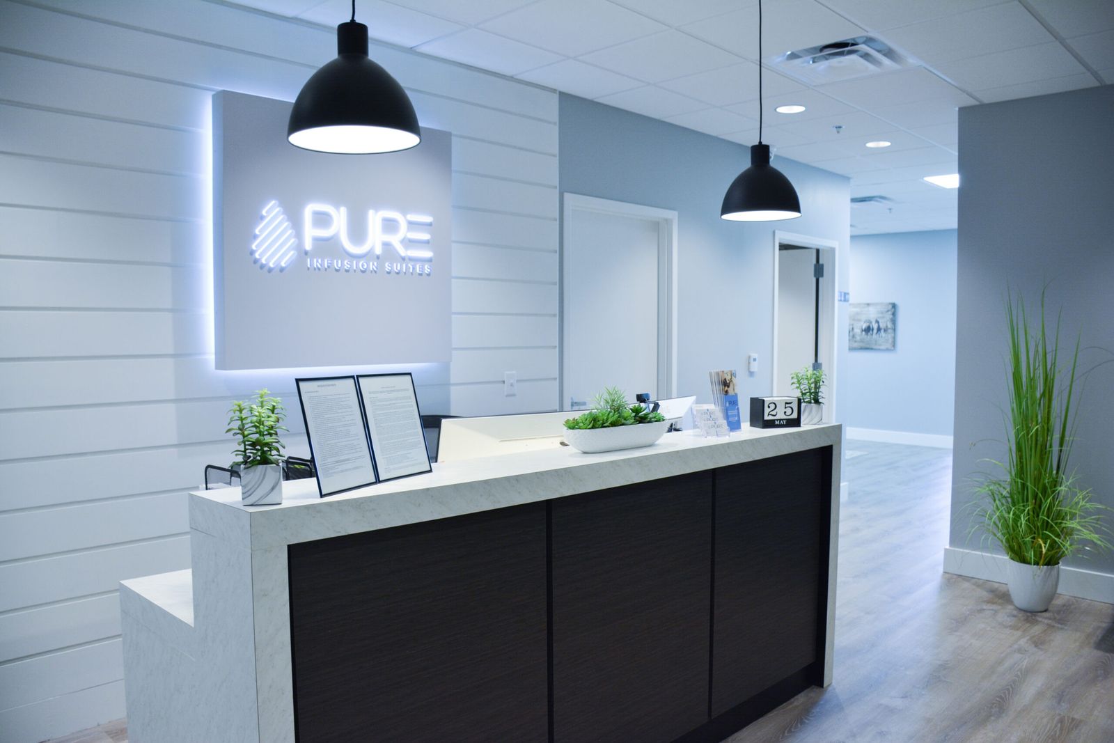 Pure Infusion clinic reception