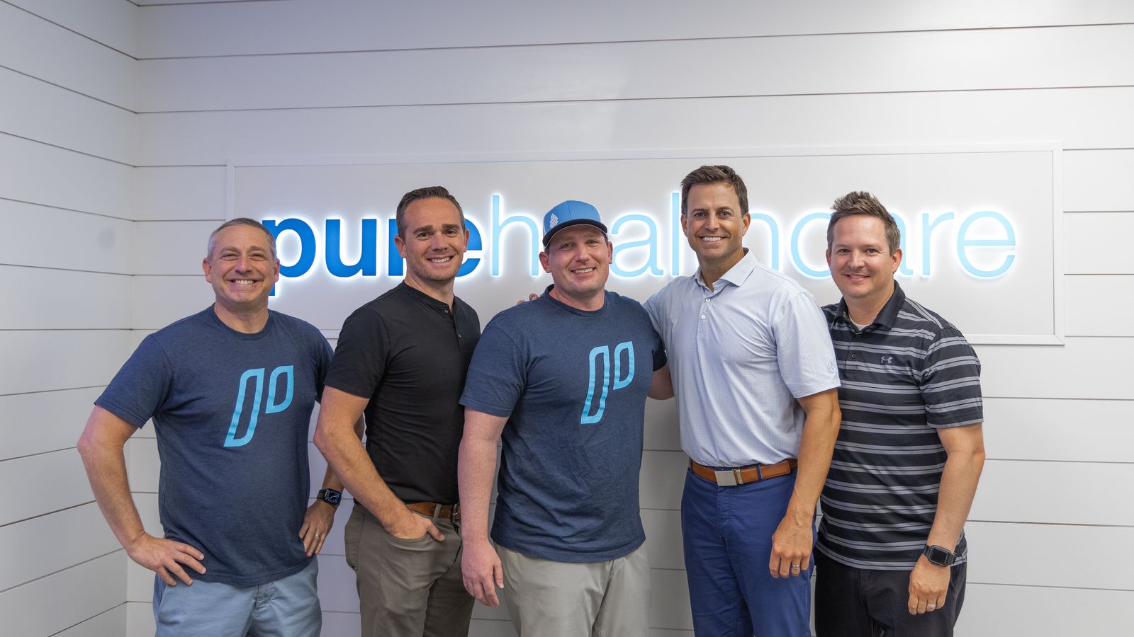 BUILD's five partners at Pure Healthcare in July 2023